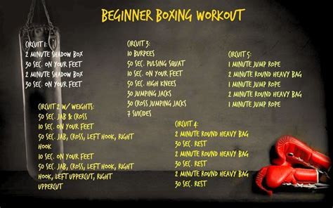 Boxing Workout With Bag, Boxing Workout Routine, Boxing Workout ...