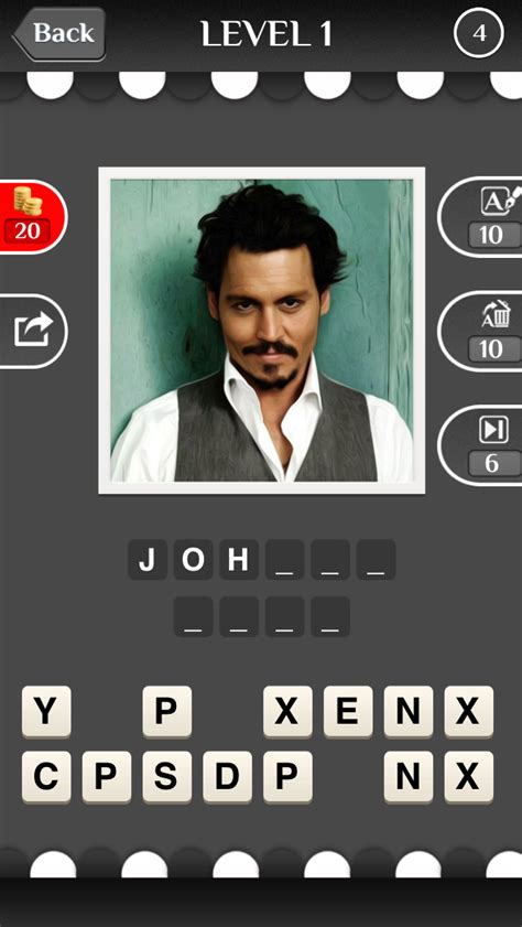 Celebrity Guess (guessing the celebrities quiz games). Cool new puzzle trivia word game with ...