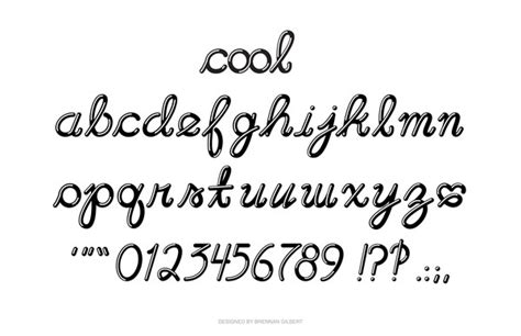 "Cool" Font :: Behance