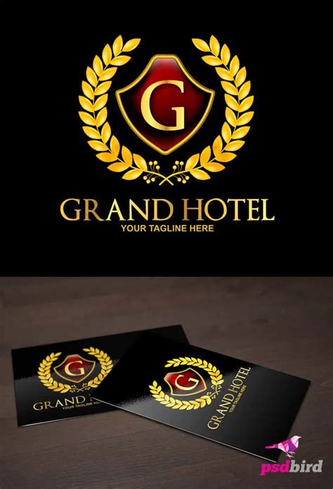 Free Grand - Royal Hotel Logo Template PSD Version