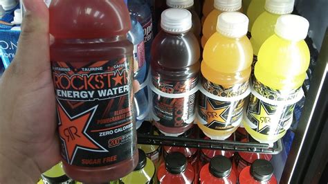 Rockstar Energy Water Drink Run @ Shell Gas Station - YouTube