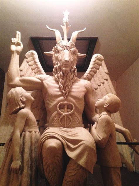 Satanic Temple holds public sculpture unveiling in Detroit