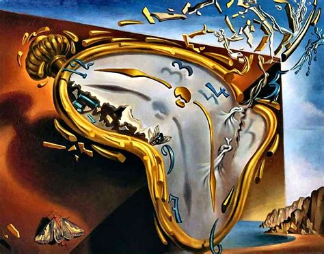 Soft Watch at the Moment of its First Explosion, art, Dali, surrealism ...