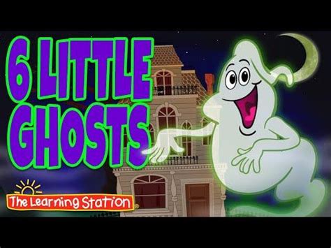 Halloween Songs For Kids 👻 Six Little Ghosts 👻 Kids Halloween Songs by The Learning Station ...