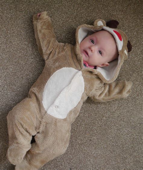 baby reindeer costume - A Baby on Board blog