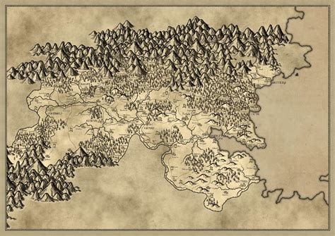 In-game kingdom map for my D&D campaign! : r/mapmaking