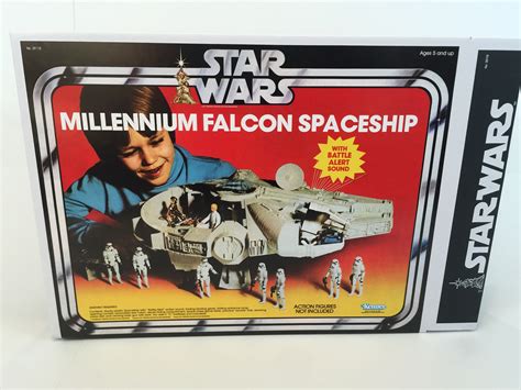 Star Wars Millennium Falcon box and inserts, by Kenner - Retro Toy Revivals