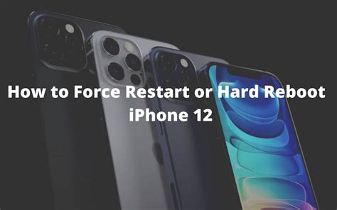 How to Force Restart or Hard Reboot iPhone 12 mini, iPhone 12, iPhone 12 Pro, or iPhone 12 Pro ...