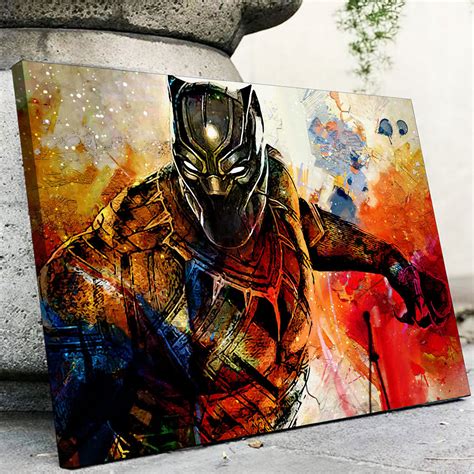 Black Panther Canvas Set – Legendary Wall Art