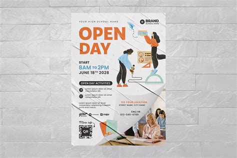 Open Day Flyer Template [PSD] - BrandPacks