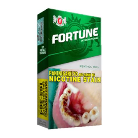 Fortune Menthol High Cooling Menthol 100s Cigarette Flip Top 20s