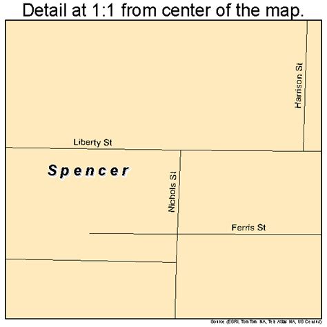 Spencer New York Street Map 3670167