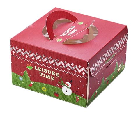 Custom Printed Christmas Cake Boxes | Wholesale Christmas Cake ...