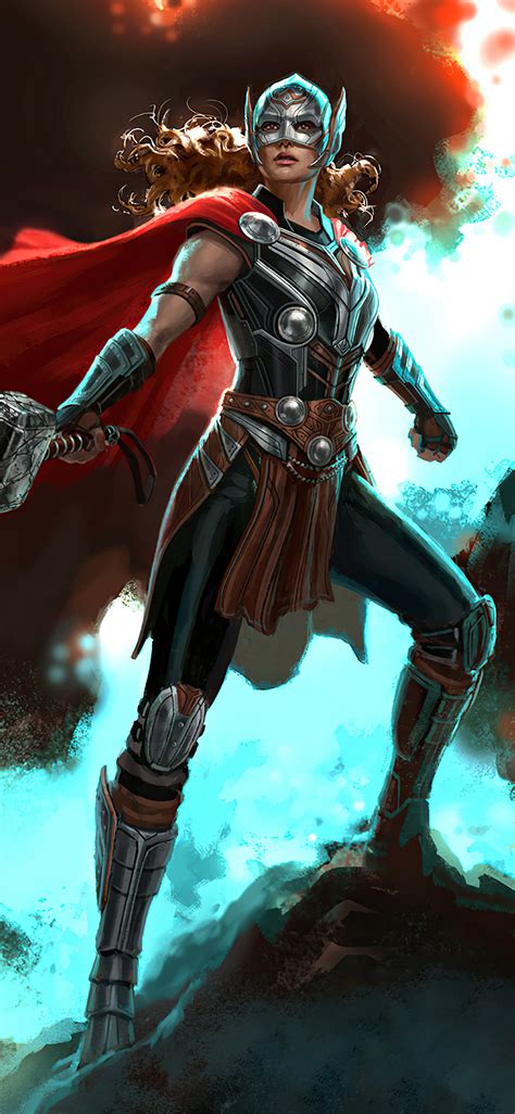 1125x2436 Jane Foster Thor Love And Thunder 4k Iphone XS,Iphone 10,Iphone X HD 4k Wallpapers ...