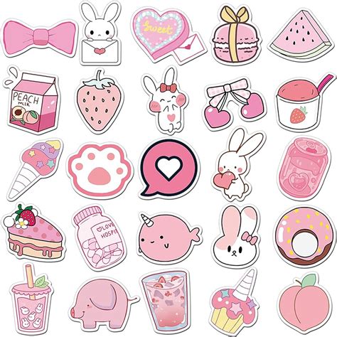 Các loại sticker cute kawaii đáng yêu nhất để trang trí