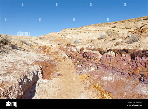 Landscape of the desert in Israel Stock Photo - Alamy