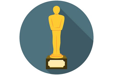 Movie award flat icon | Custom-Designed Illustrations ~ Creative Market