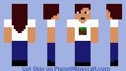 Grass Block T-shirt Skin Minecraft Skin