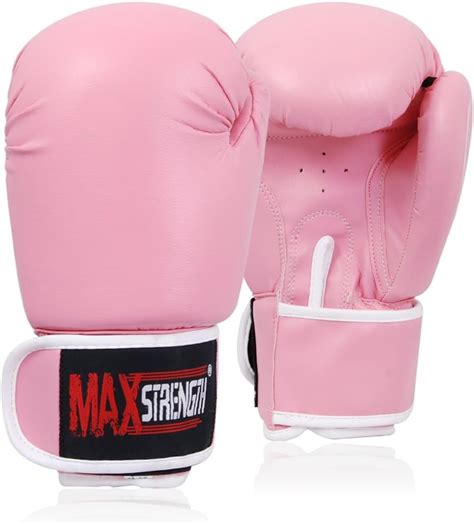 Pink Boxing Gloves Ladies Boxing Gloves Punch Bag Mitts MMA Martial Arts Sparring UFC Muay Thai ...