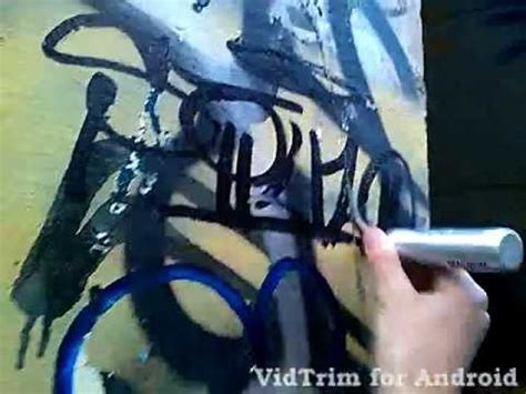 Sharpie Magnum Graffiti - YouTube