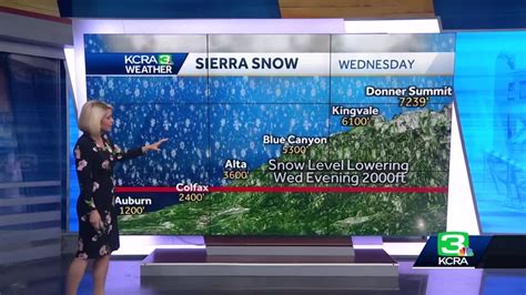 Northern California Forecast: Northern California areas to watch this week for snow accumulation ...