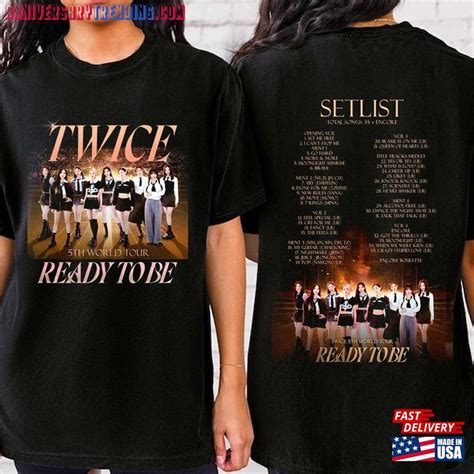 TWICE Ready to Be 2023 World Tour T-shirt - oggsync.com