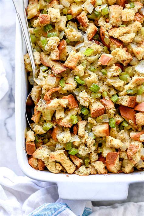 The BEST Stuffing Recipe | foodiecrush.com