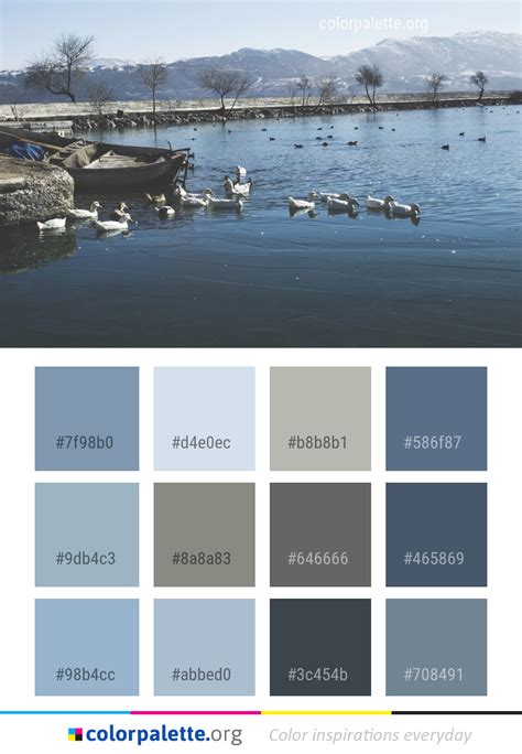 Water Body Of Reflection Color Palette | colorpalette.org