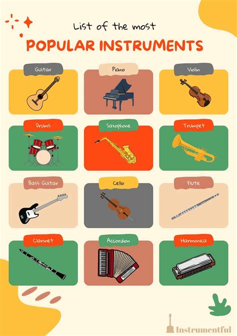 Names of Musical Instruments: List of 80+ Instruments - Instrumentful