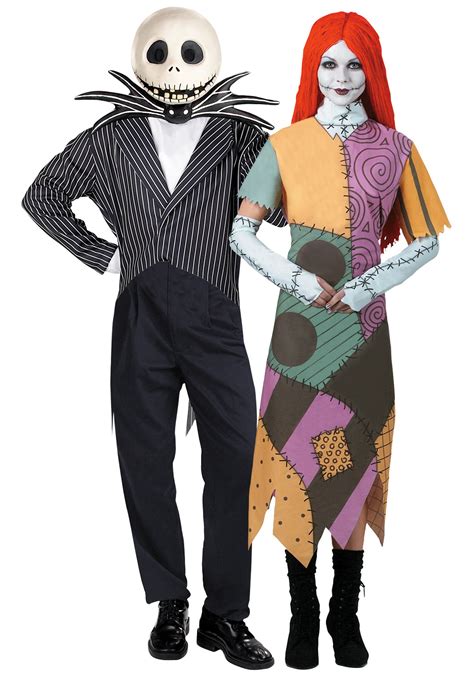 Nightmare Before Christmas Couple Costume - Jack and Sally Costumes