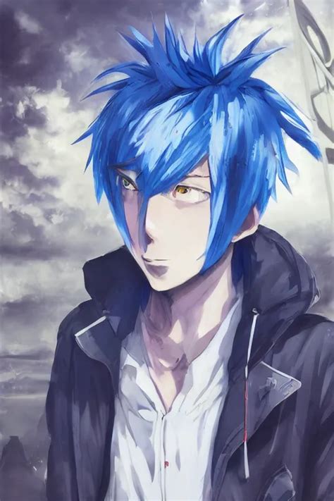 Details 75+ blue haired anime boy latest - in.cdgdbentre