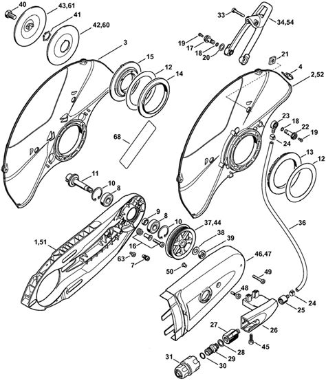 Stihl TS410 Support Guard With Water Attachment | Stihl TS410 Disc Cutter Parts