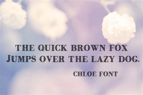 Chloe (Font) by carina2 · Creative Fabrica