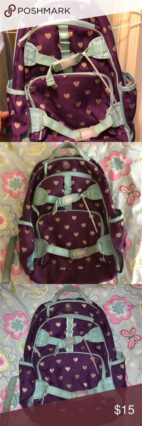 Girls Pottery Barn Backpack 🎒💕👍 | Pottery barn backpacks, Purple ...