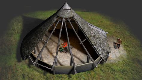 Bronze Age Roundhouse 3D Reconstruction - Archaeological Research Services Ltd