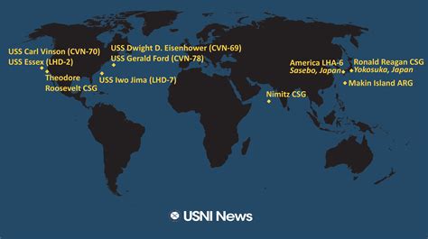 Us Aircraft Carrier Locations Map