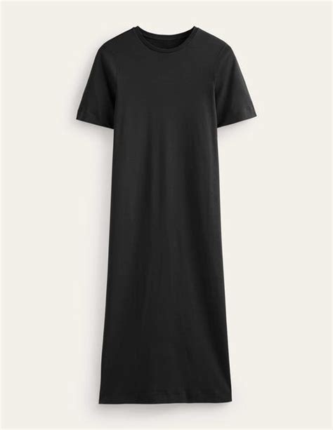 Jersey Midi T-Shirt Dress - Black | Boden US