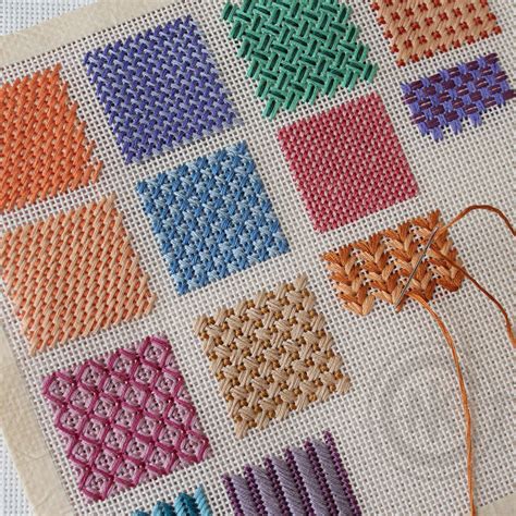 Needlepoint Stitches - Stitch Variations - NeedleKnowledge | needlepoint | Pinterest ...