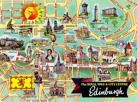 tourist map of edinburgh - Google Search Scotland Travel, Scotland Trip ...