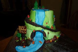 Projects: Waterfall Cake