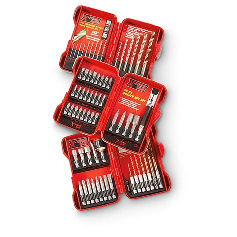 64 - Pc. Drill & Driver Bit Set - 228848, Power Tools at Sportsman's Guide