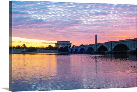 Monuments in Washington, DC, at Sunset Wall Art, Canvas Prints, Framed ...