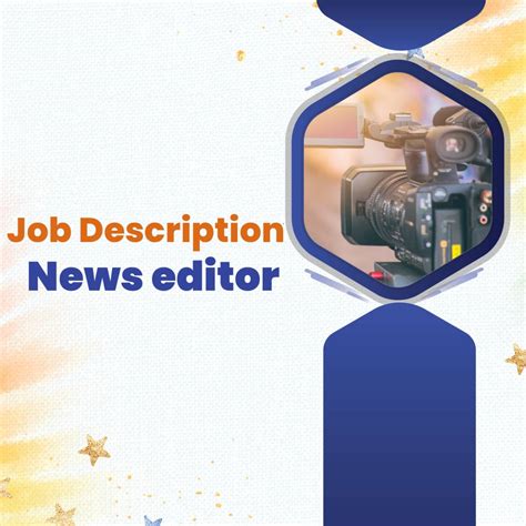 Job Descriptions - News editor