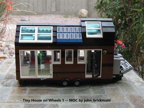 LEGO MOC Tiny House on wheels 1 by john_brickmold | Rebrickable - Build with LEGO