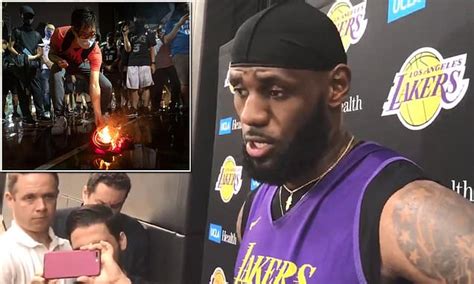 LeBron James speaks out AGAIN on China NBA controversy | Daily Mail Online