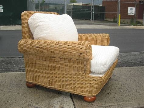 Vintage Sunroom Wicker Lounge / Club Chair at 1stDibs | vintage sunroom ...