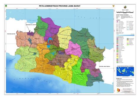 Peta Jawa Barat Lengkap Dengan Batas Administrasi – KangDede