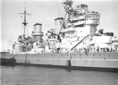 HMS King George V, 1945. Lots of details in the pic to examine ...