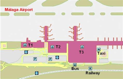 Malaga Airport Map Terminal 3 | Zip Code Map