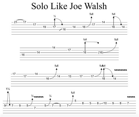 Solo Like Joe Walsh - Rock Guitar Lessons